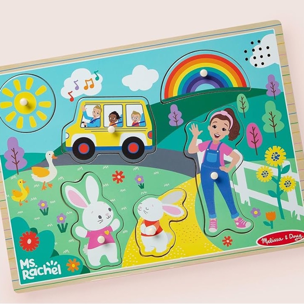 Melissa & Doug Ms. Rachel Colorful Wooden Puzzle